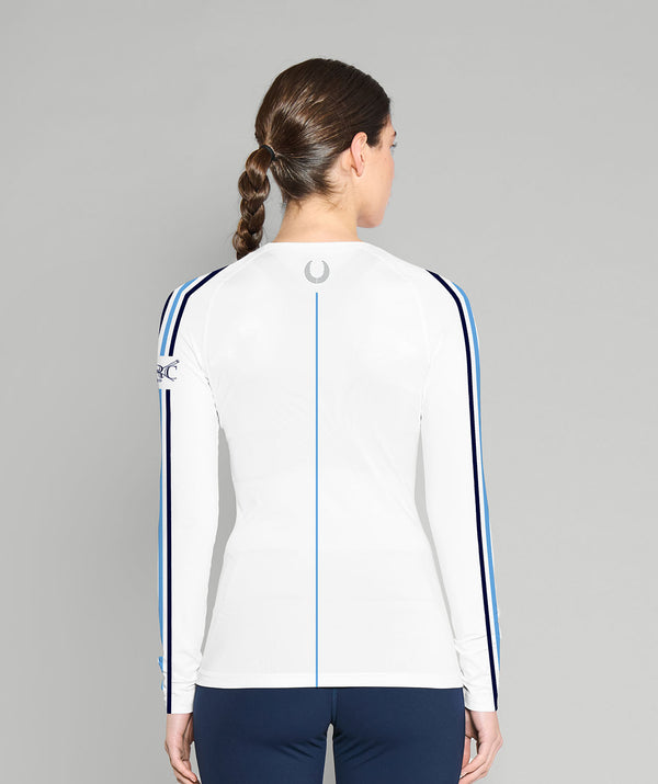 Women's Abbotsford Rowing Club Base Layer LS - White/Blue