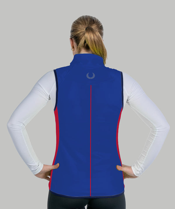 Women's Leichhardt Stratus Vest - Blue/Red