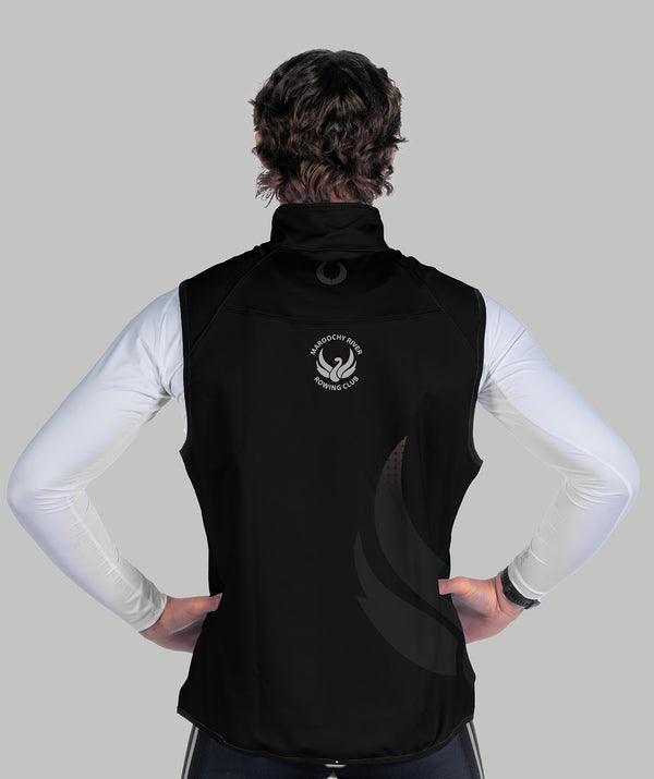 Men's Maroochy River Rowing Club Stratus Vest - Black/Red