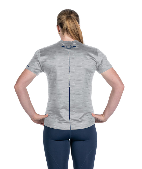 Women's Melbourne University Boat Club Performance T-Shirt SS - Grey Marle