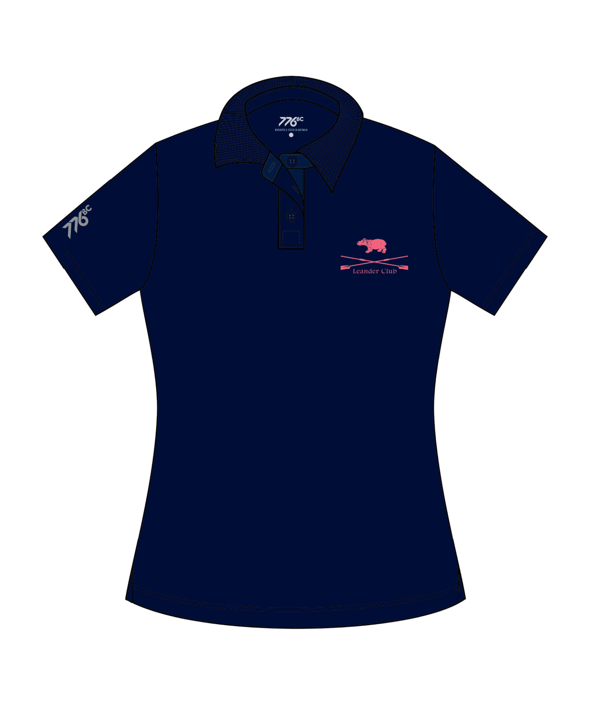 Women's Leander Podium Polo SS - Navy