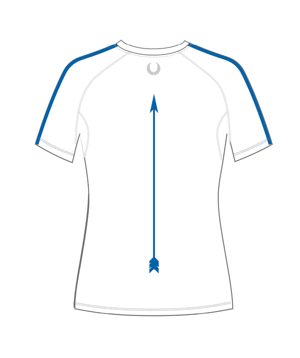 Women's Nottingham Rowing Club Base Layer SS - White