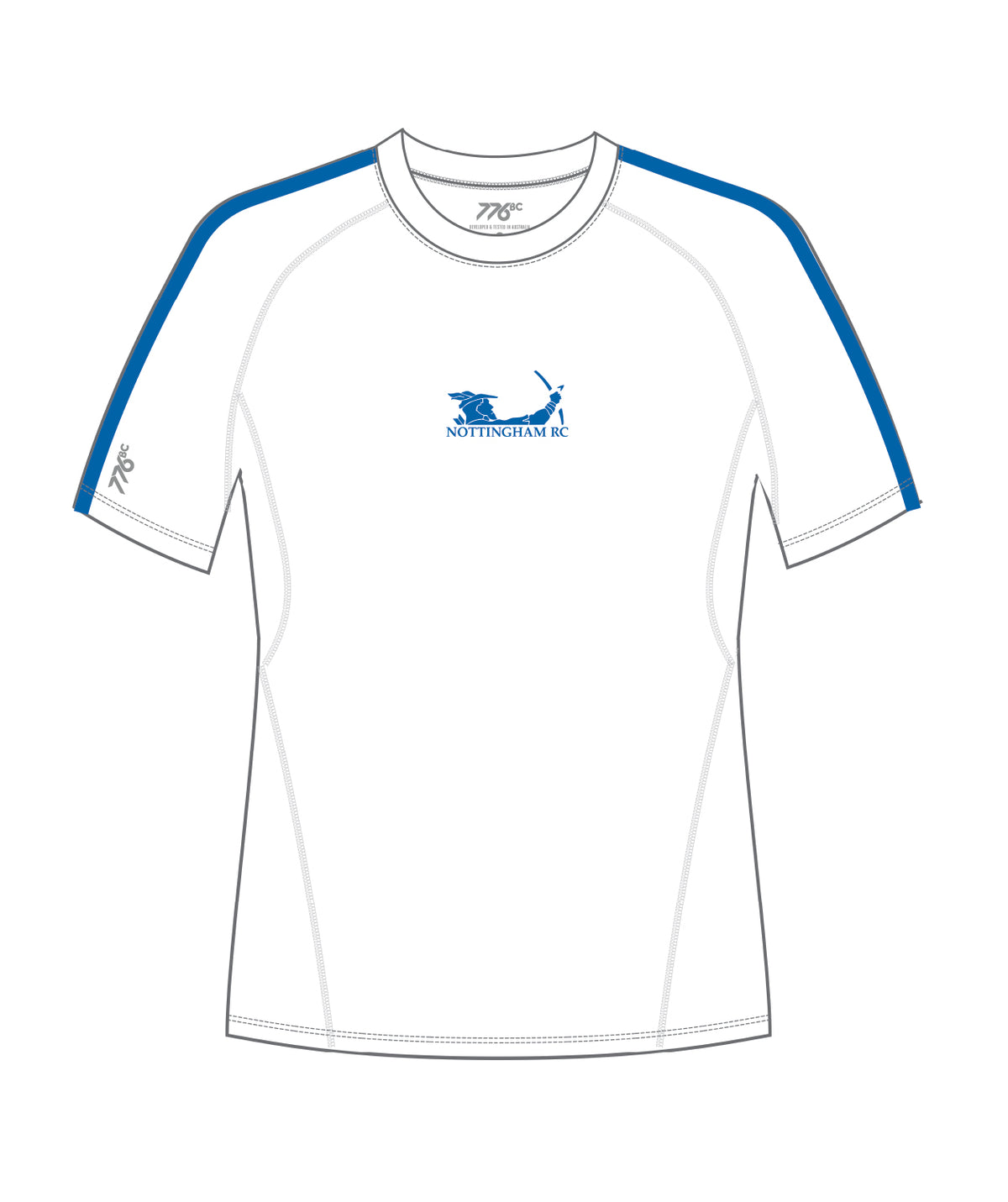 Men's Nottingham Rowing Club Base Layer SS - White