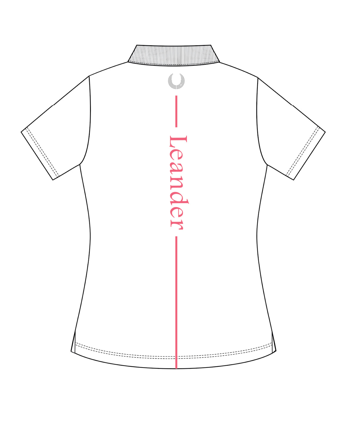 Women's Leander Podium Polo SS - White