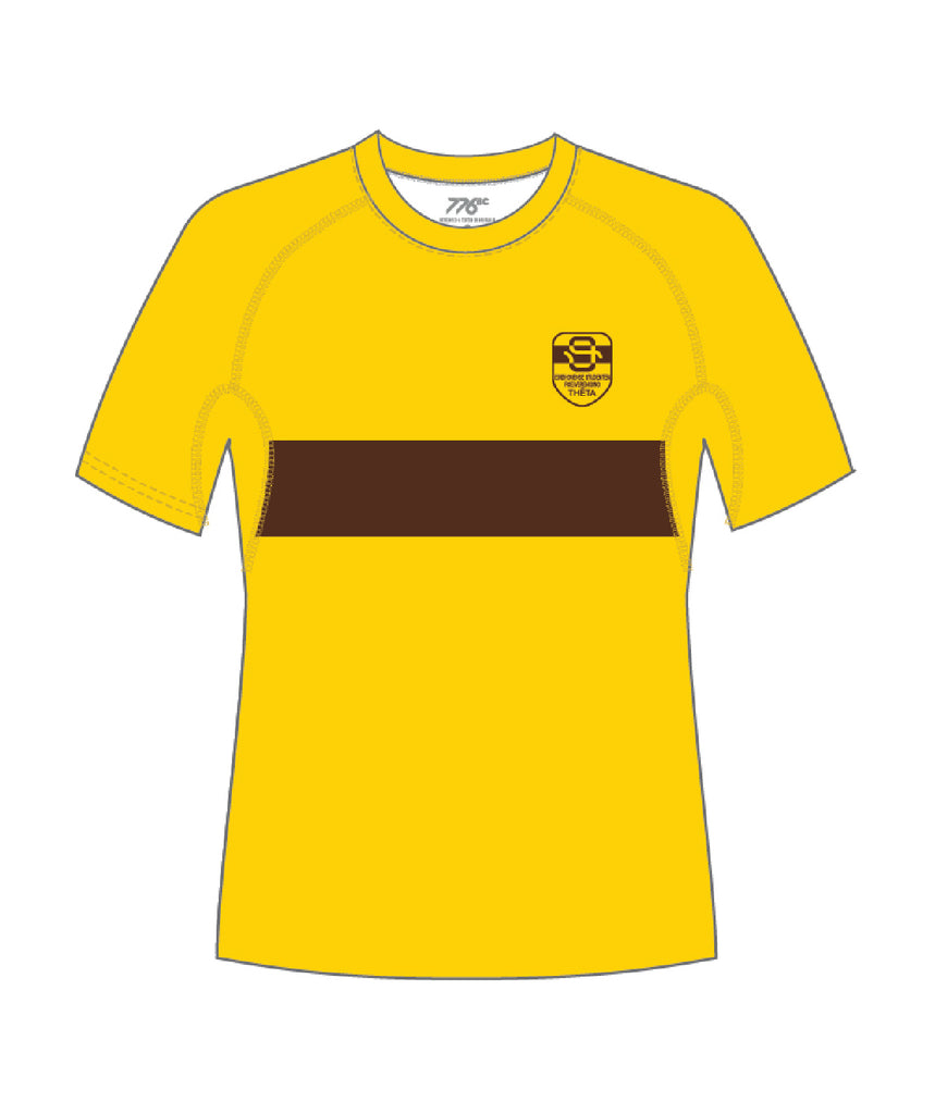 Men's ESR Theta Competition Training T-Shirt SS - Yellow