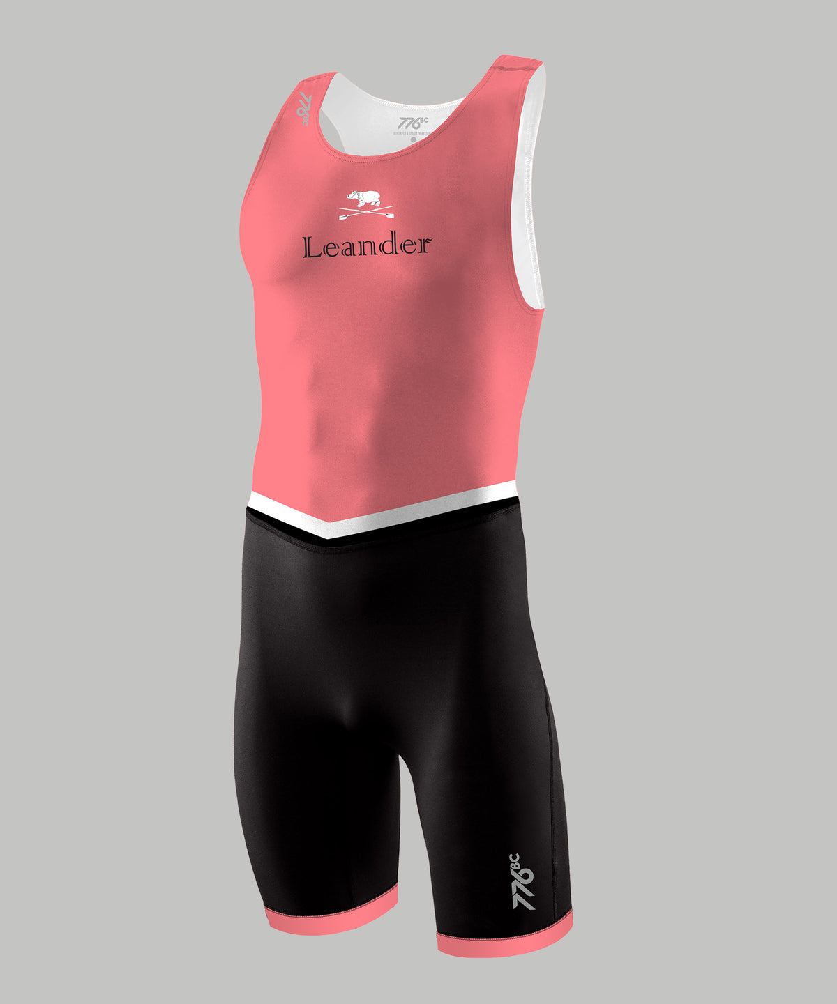 Men's Leander Athlete Kit Training Streamline Unisuit Leg Band - Black/Pink