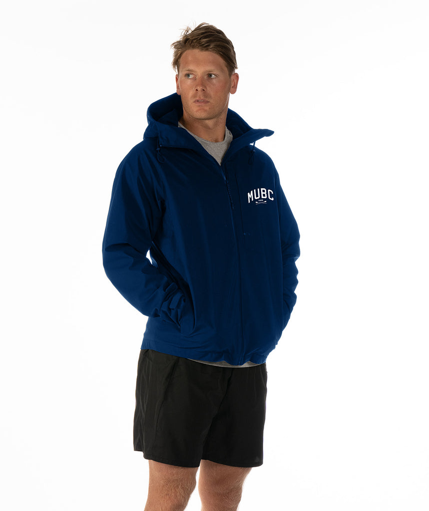 Men's Melbourne University Boat Club Polar Vortex Waterproof Jacket - Navy
