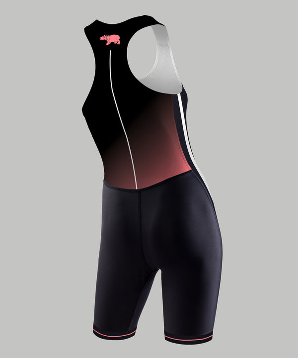 Women's Leander Athlete Kit Pro Unisuit - Black/Pink