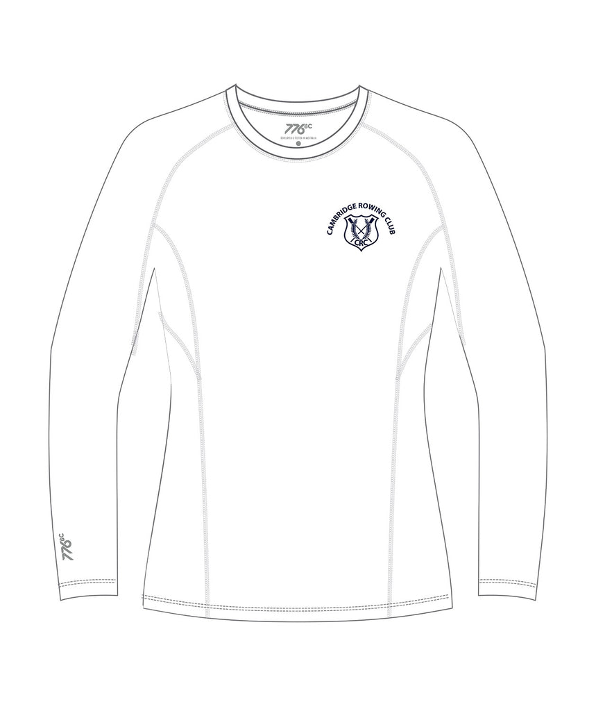 Men's Cambridge Rowing Club Base Layer LS - White
