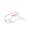 Unisex Griffith University Race Visor - White