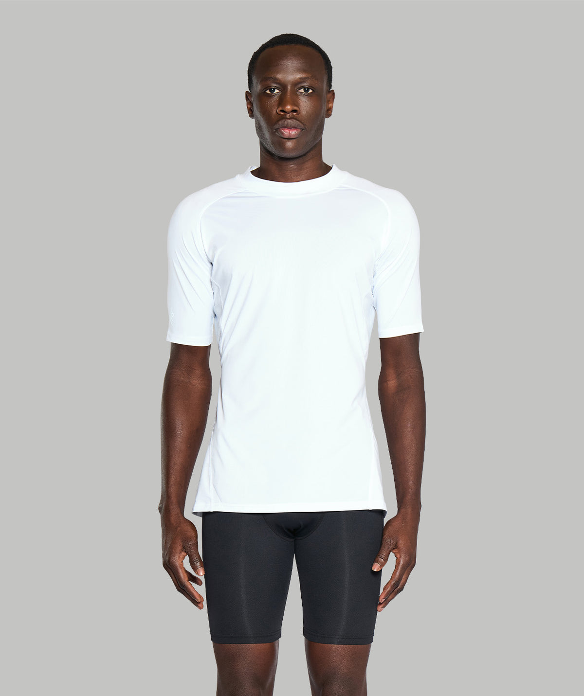 Men's Wreath Performance Base Layer SS - White