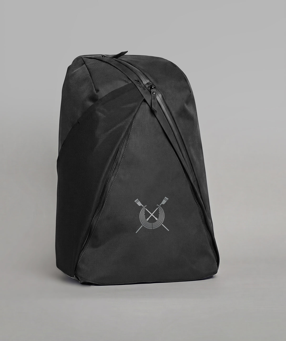 776BC Pro Tour Wreath Backpack Patch - Black/Silver