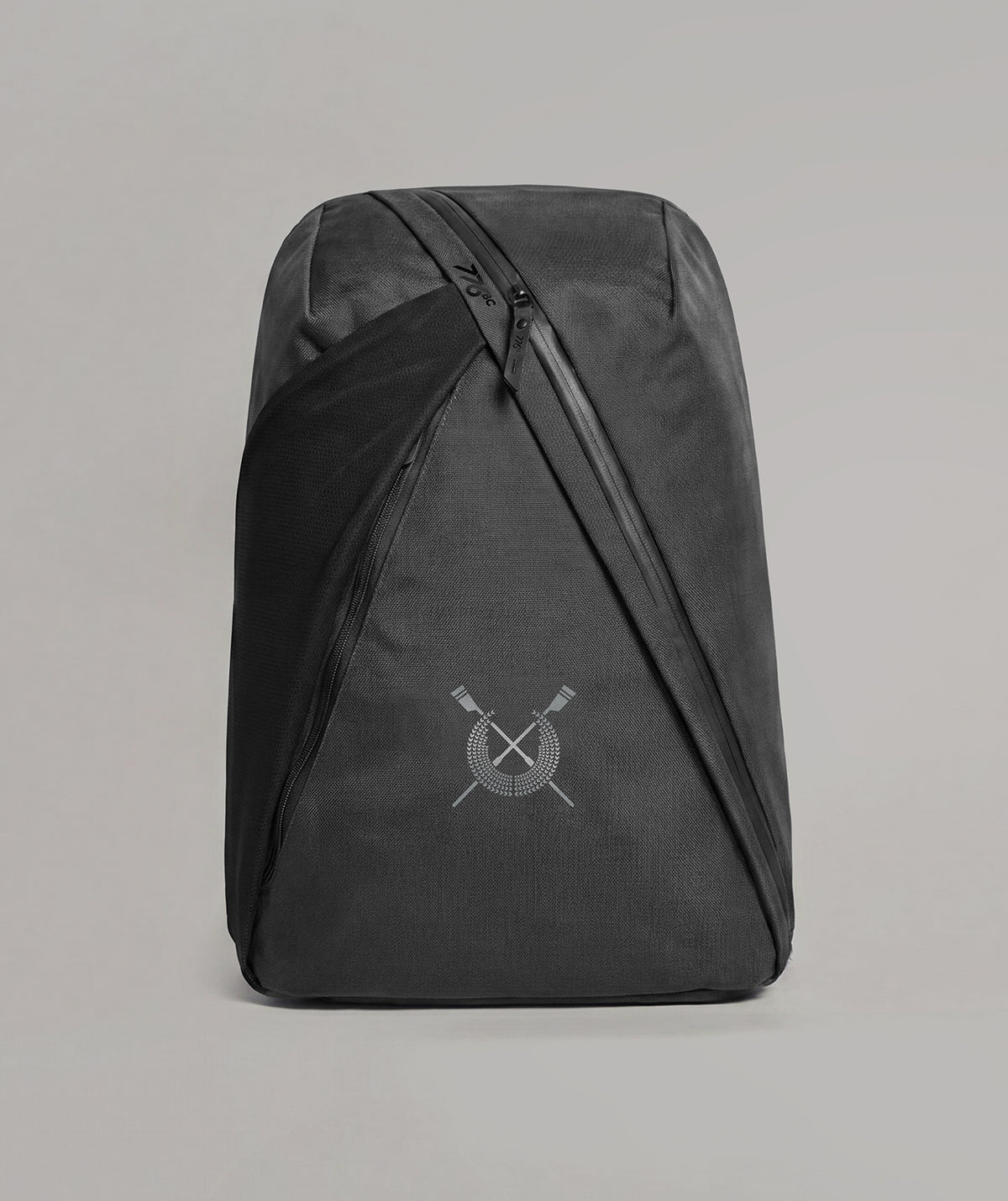 776BC Pro Tour Wreath Backpack Patch - Black/Silver