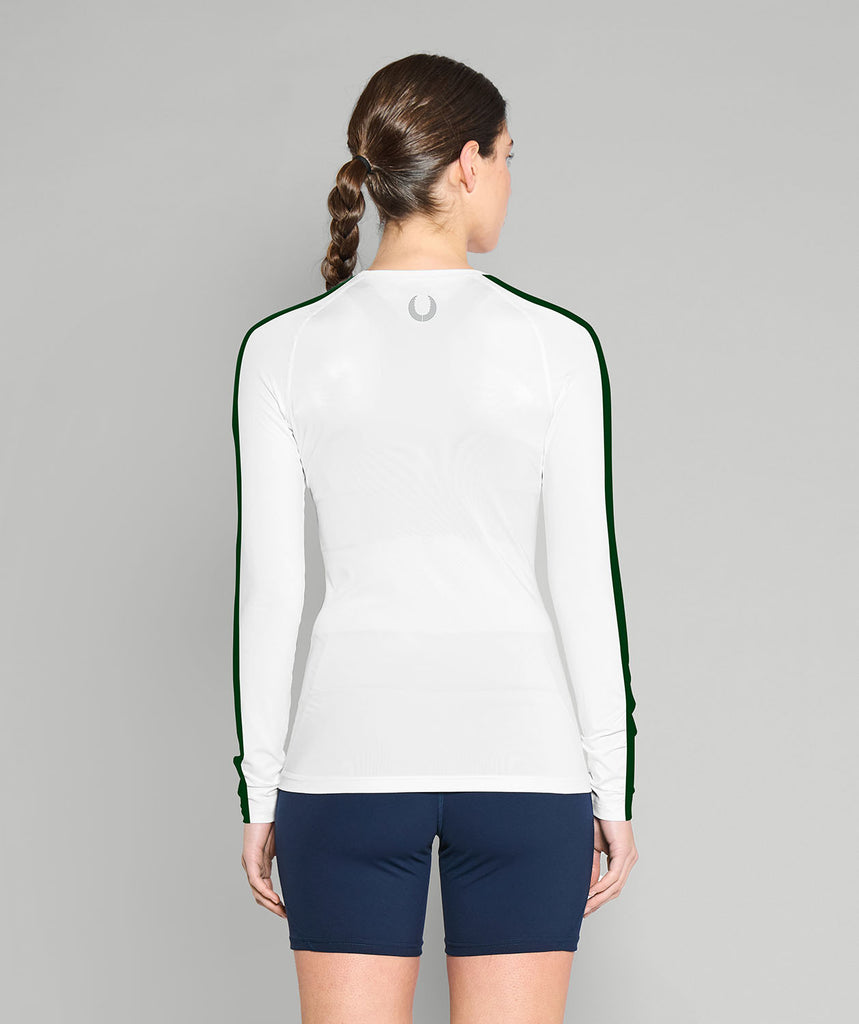 Women's Bewl Bridge Winter Base Layer LS - Green/White
