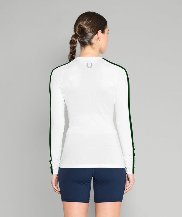 Women's Bewl Bridge Winter Base Layer LS - Green/White