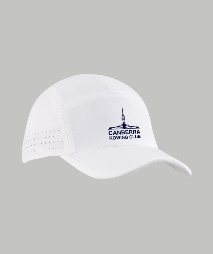 Unisex Canberra Rowing Club Performance Cap - White
