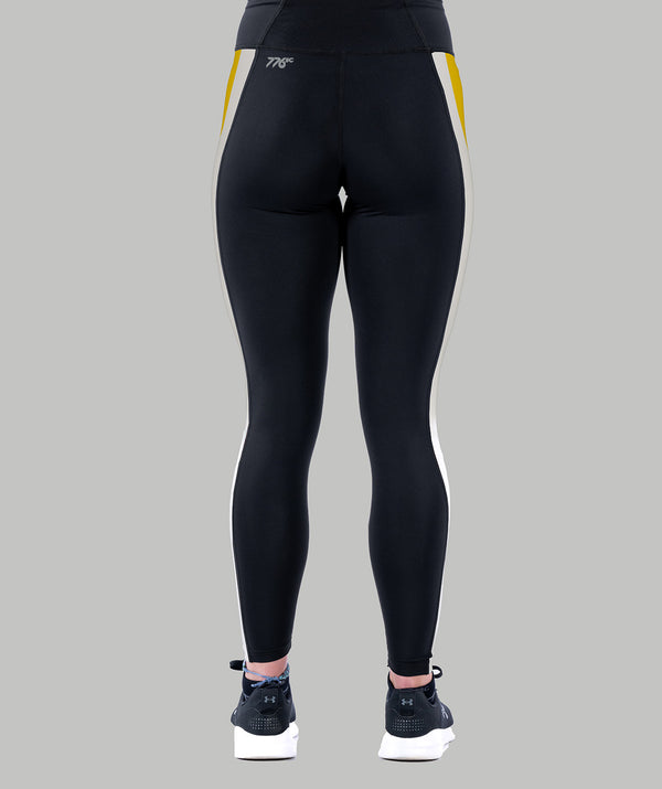 Women's ESR Theta Streamline Tight - Black/Yellow