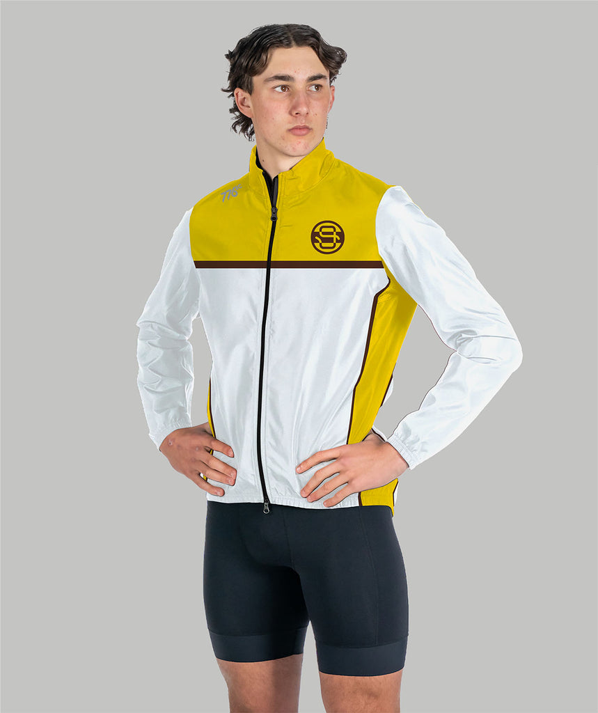 Men's ESR Theta Cirrostratus Wind Jacket - White/Yellow