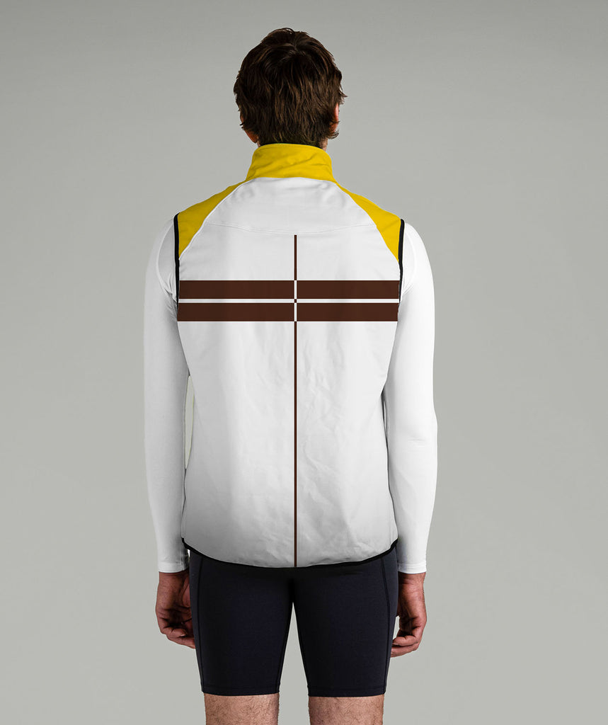 Men's ESR Theta Stratus Vest - White/Yellow