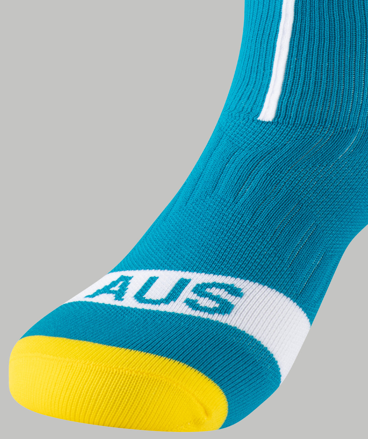 Icon Collection AUS Performance Socks - Green/Yellow/White