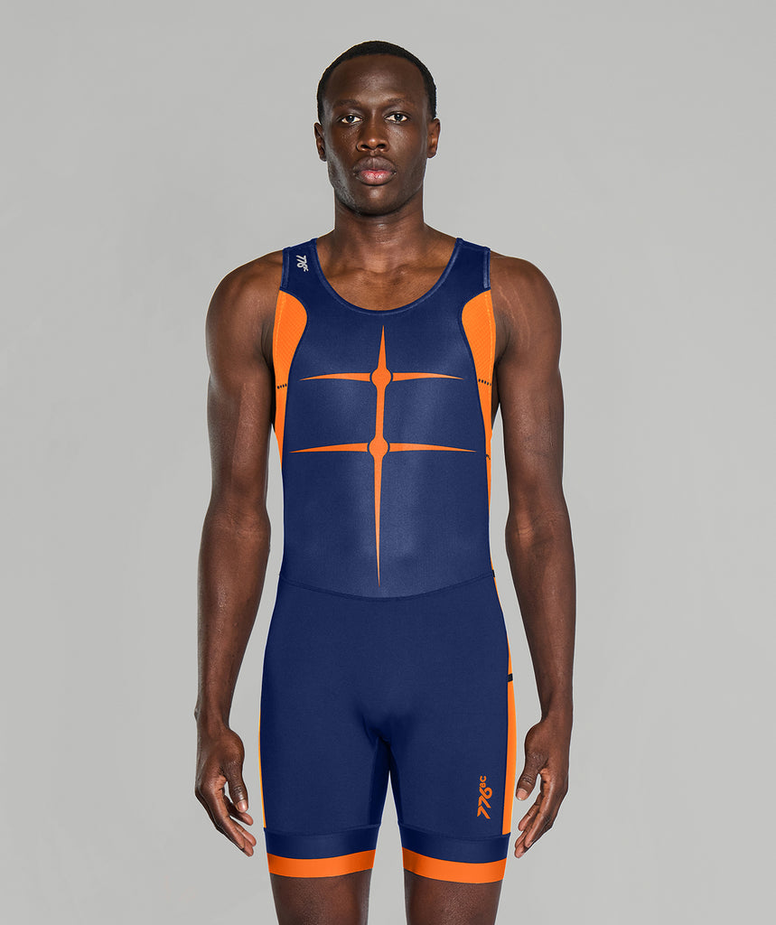 Men's Motion Pro Unisuit - Navy/Orange