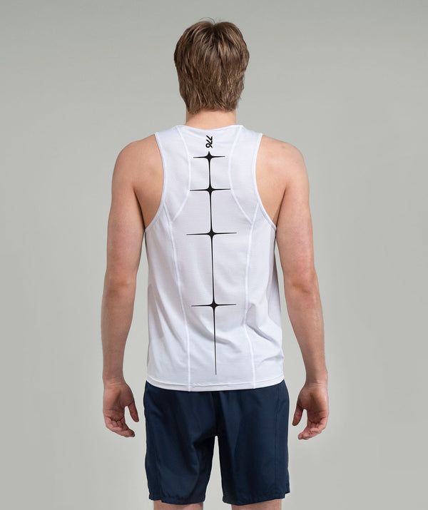 Men's 776BC Vivid Motion Performance Tank - White/Black
