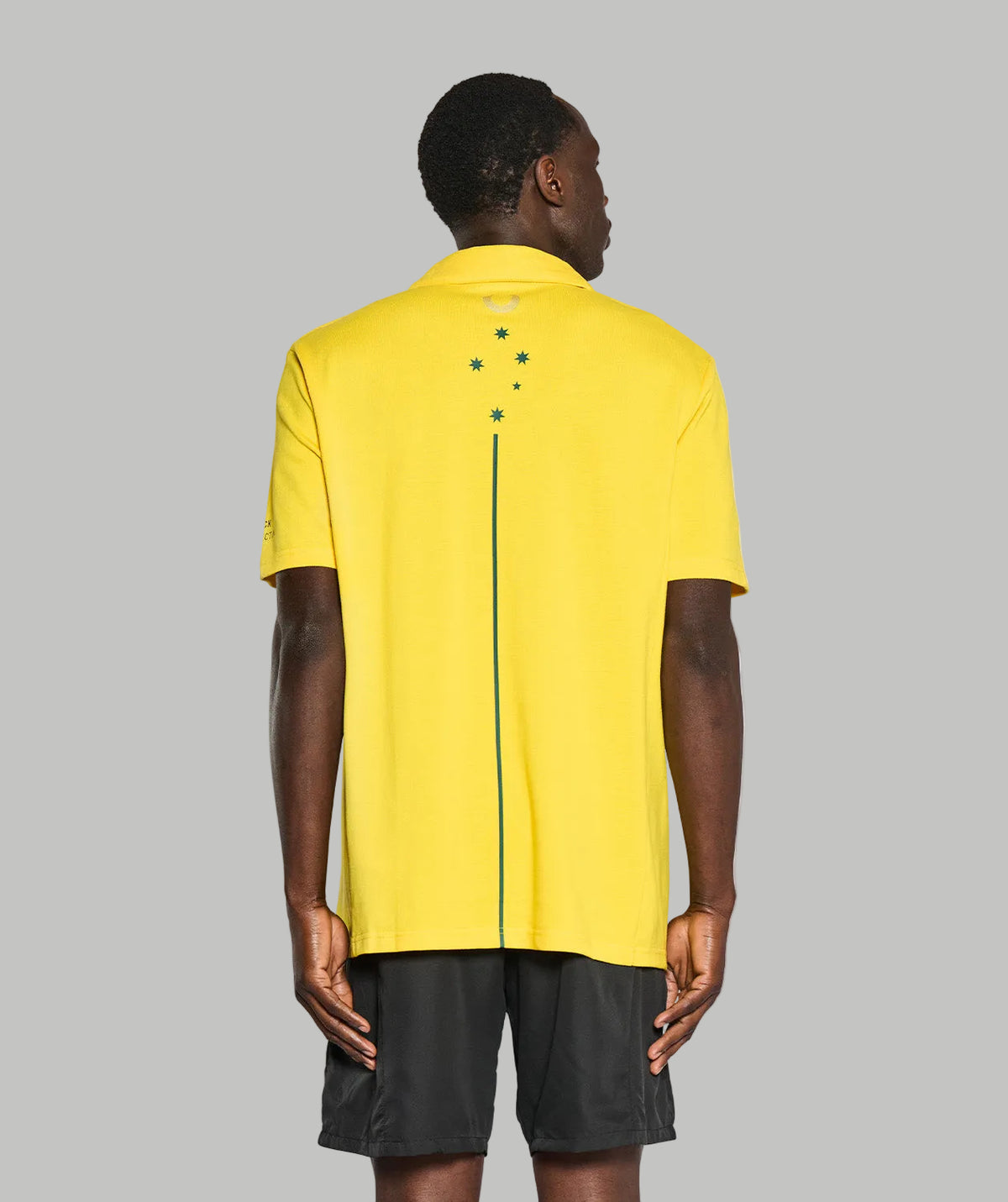 Men's Rowing Australia Supporter Club Pique Polo SS - Yellow