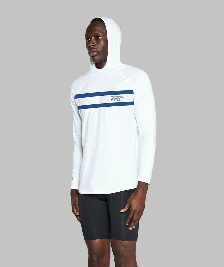 Men's Legacy Summer Hoodie LS - Heritage Blue