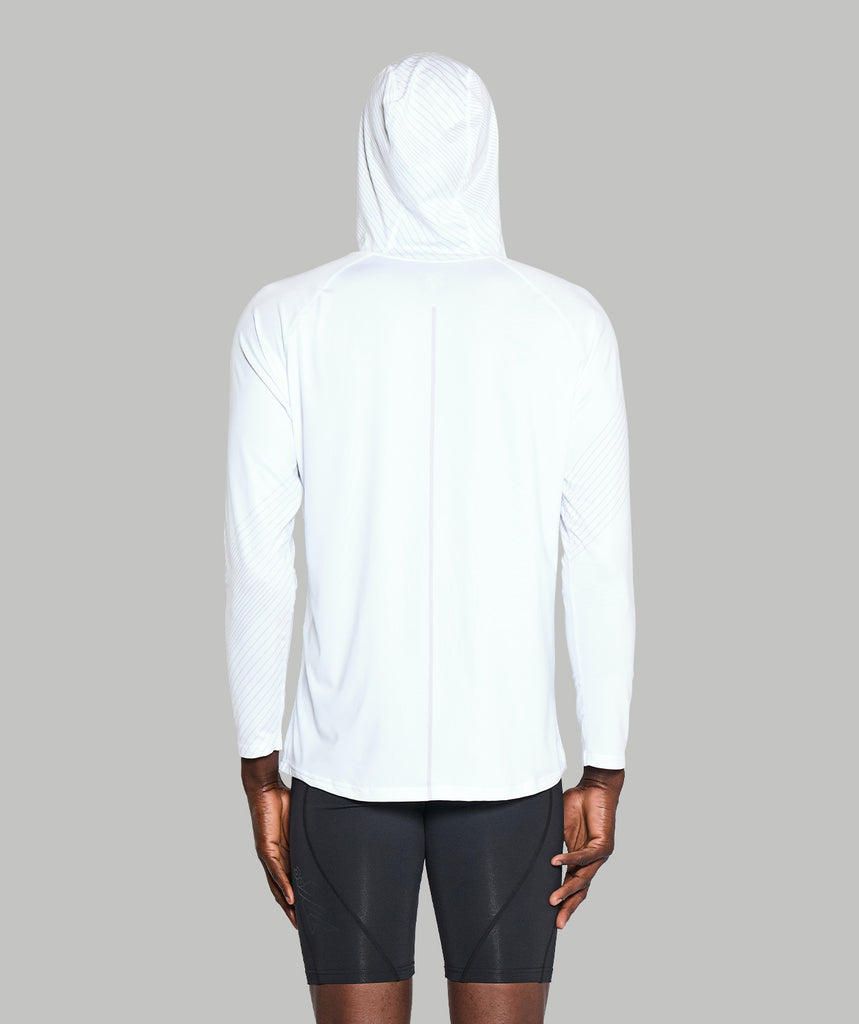 Men's Wreath Sun Hoodie - Graphic White