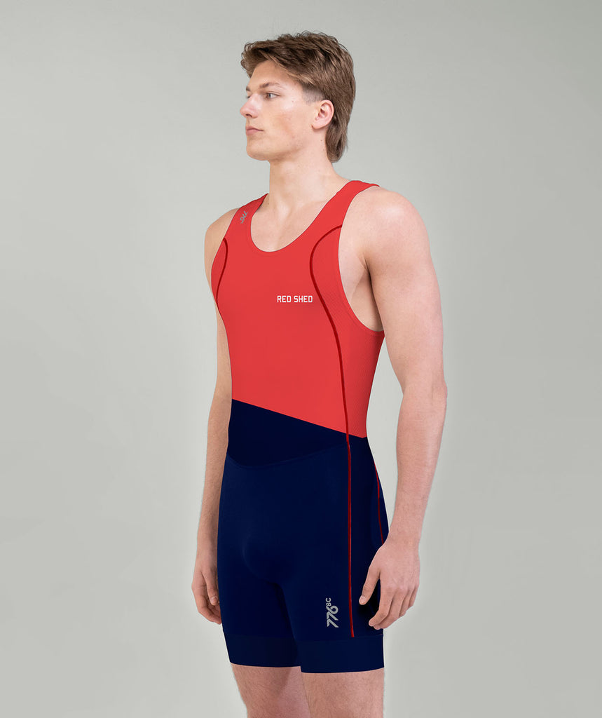 Men's Red Shed Pro Unisuit - Red/Navy