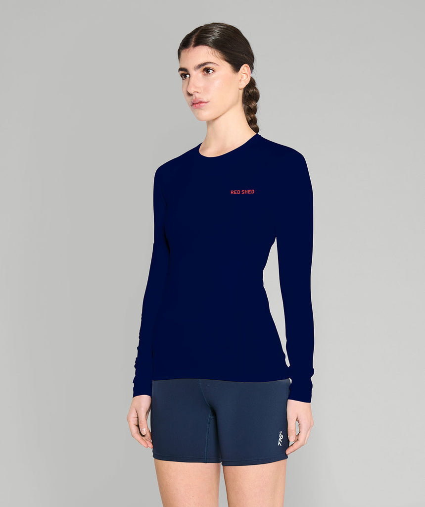 Women's Red Shed Winter Base Layer LS - Navy
