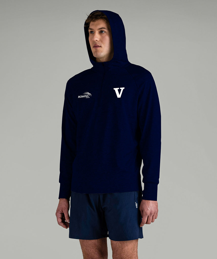 Unisex Rowing Victoria Tech 1/4 Zip Hoodie - Navy