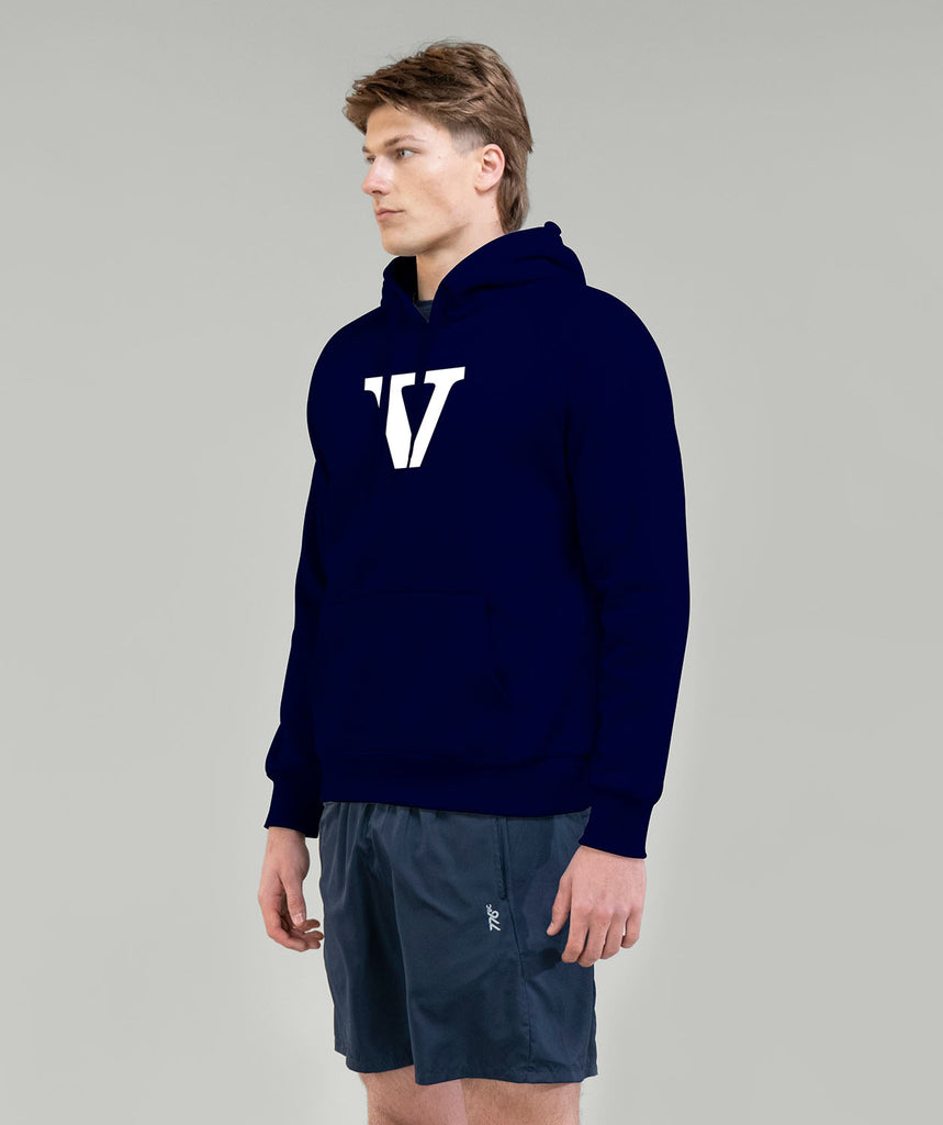 Unisex Rowing Victoria Pop Over Hoodie - Navy