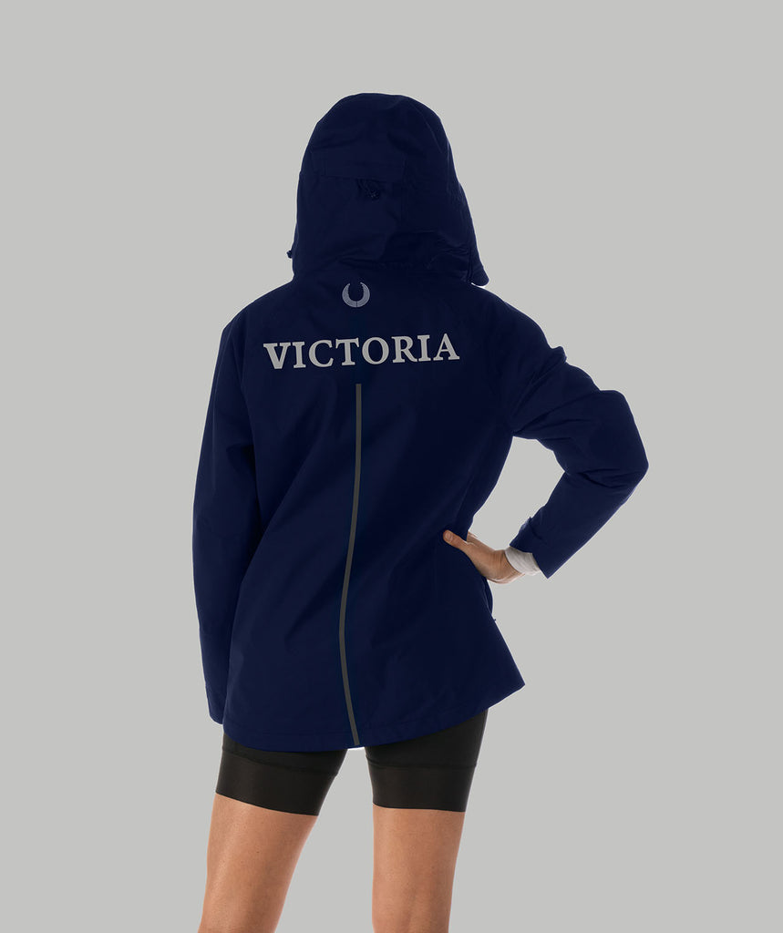 Women's Rowing Victoria Polar Vortex Waterproof Jacket - Navy