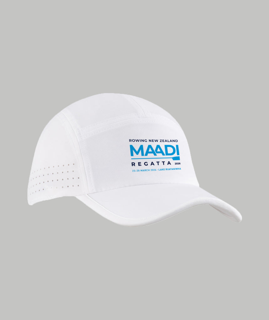 Unisex Rowing New Zealand Maadi 2026 Performance Cap - White