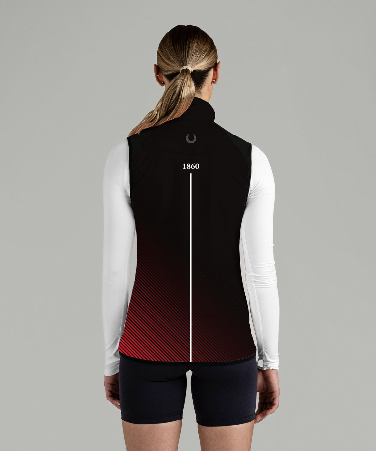 Women's Thames Rowing Club Stratus Vest - Black/Red