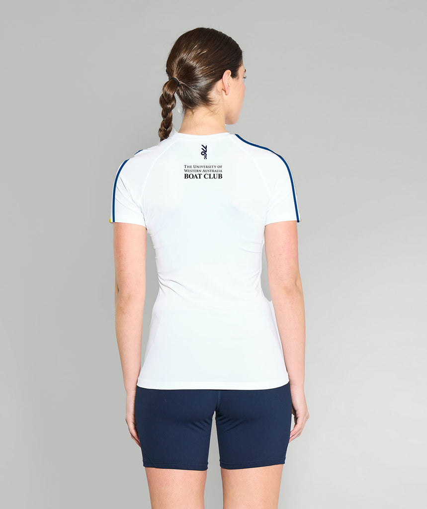 Women's UWA Boat Club Base Layer SS - White