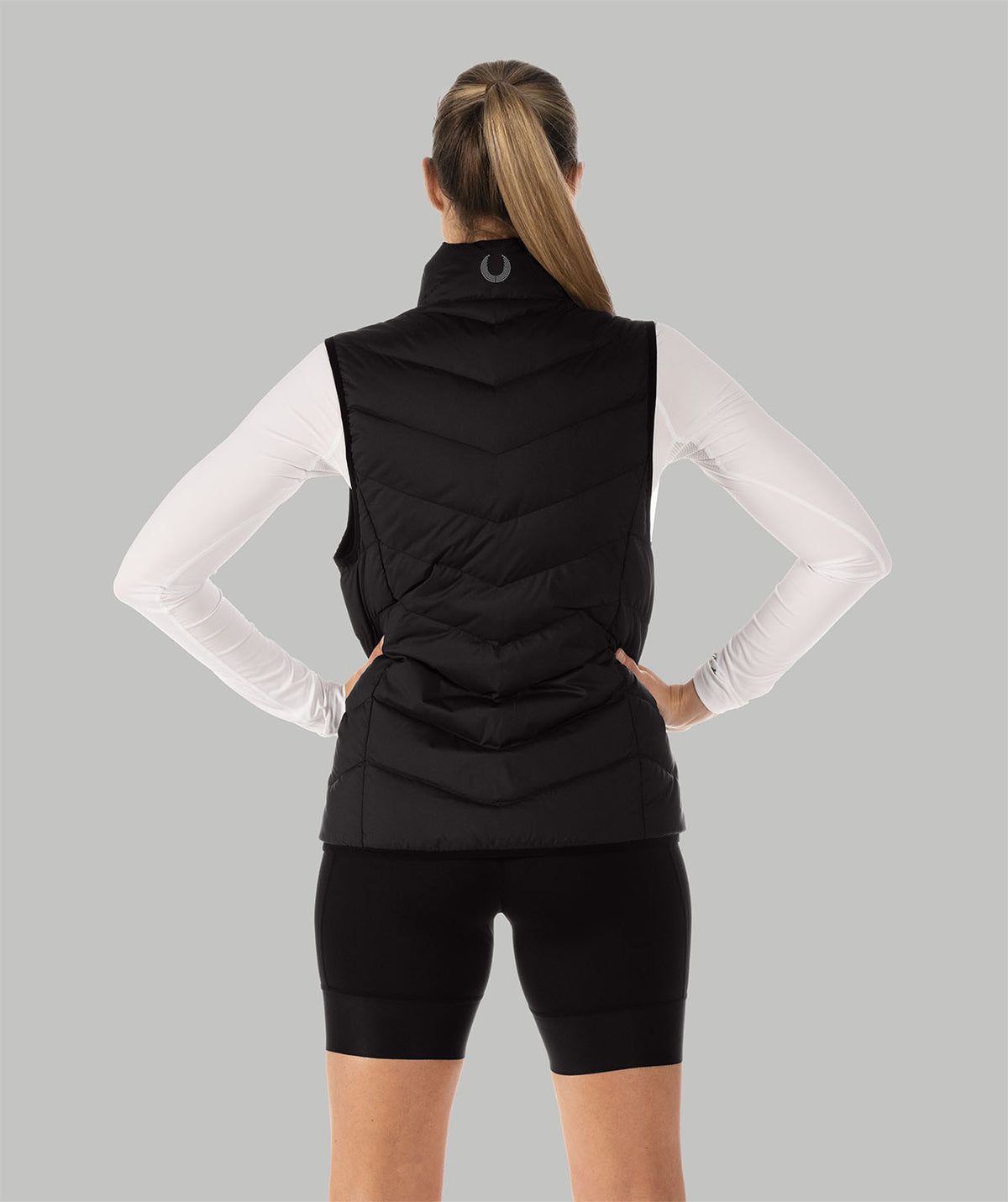 Women's Waikato Rowing Cumulus Puffer Vest - Black