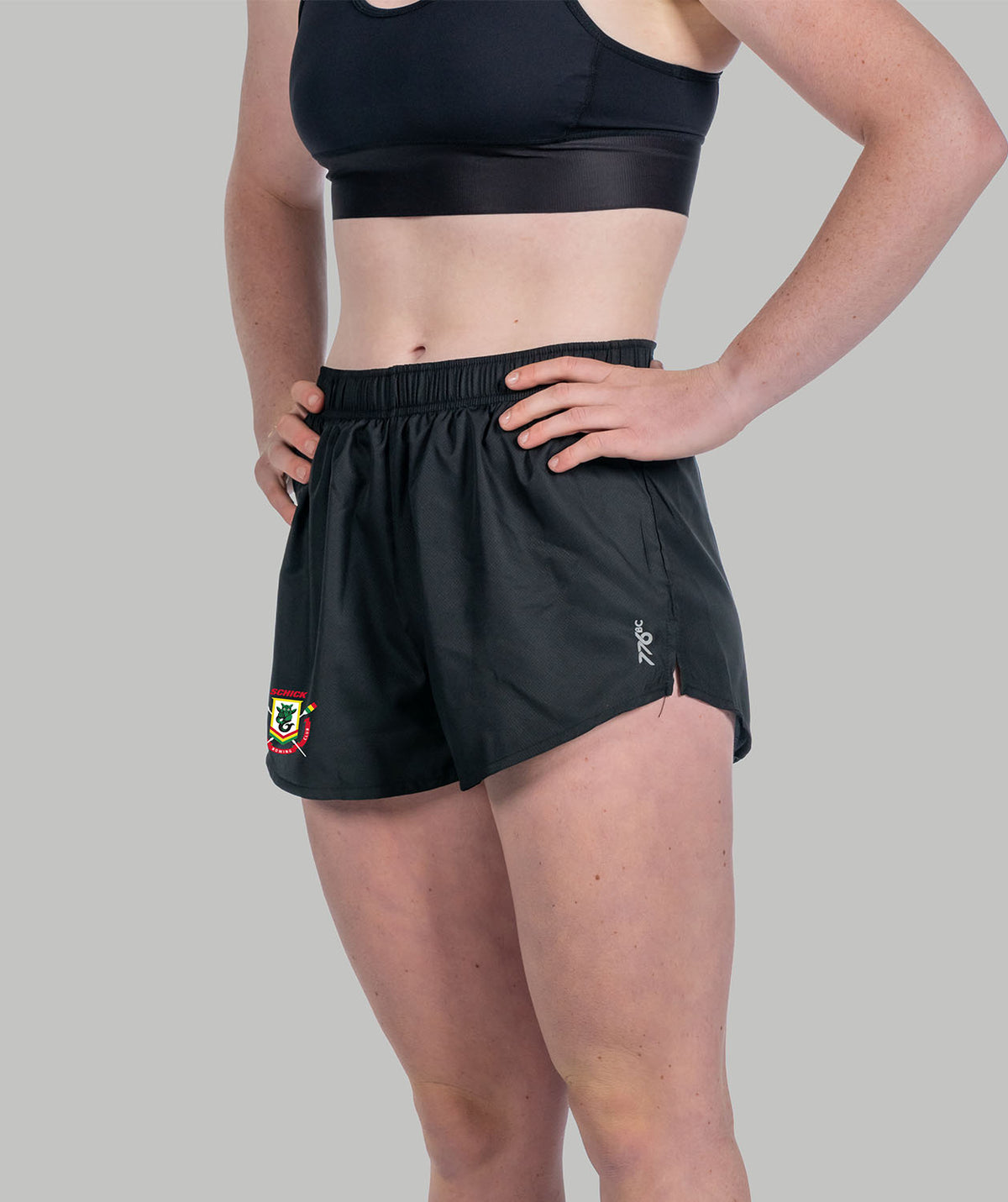 Women's Waikato Rowing Training Short - Black