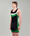 Men's Wainuiomata High School Pro Unisuit - Black/Green