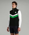 Men's Wainuiomata Stratus Vest - Black/White/Green