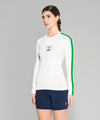 Women's Wainuiomata Base Layer LS - White/Green