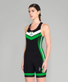 Women's Wainuiomata Pro Unisuit - Black/Green