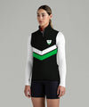 Women's Wainuiomata Stratus Vest - Black/White/Green