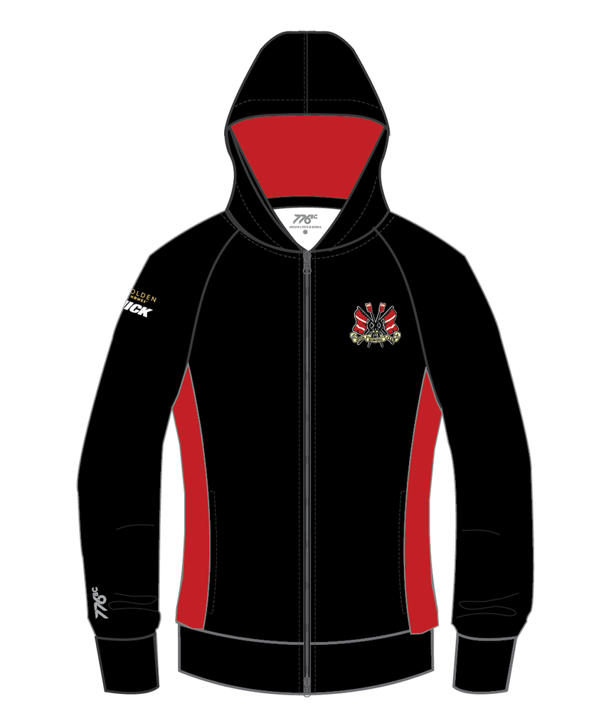 Men's Avon Rowing Full Zip Hoodie - Black