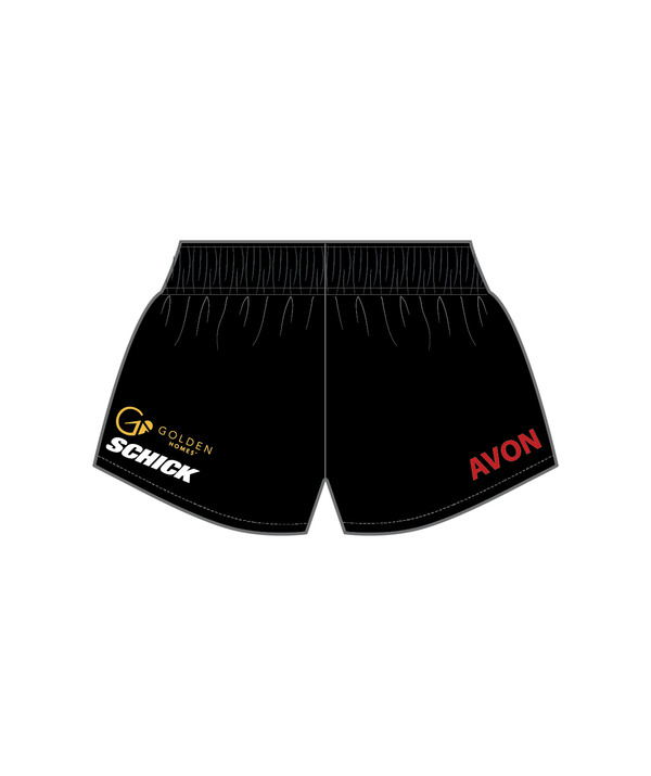 Women's Avon Rowing Gym Short - Black