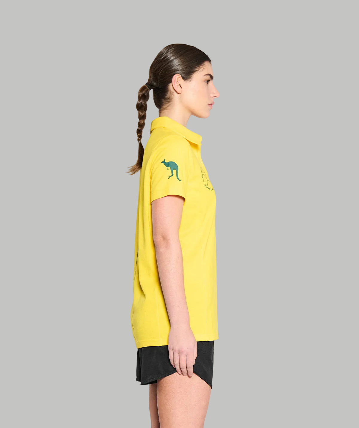 Women's Rowing Australia Supporter Club Pique Polo SS - Yellow