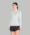 Women's Wreath Active LS T-Shirt - Grey