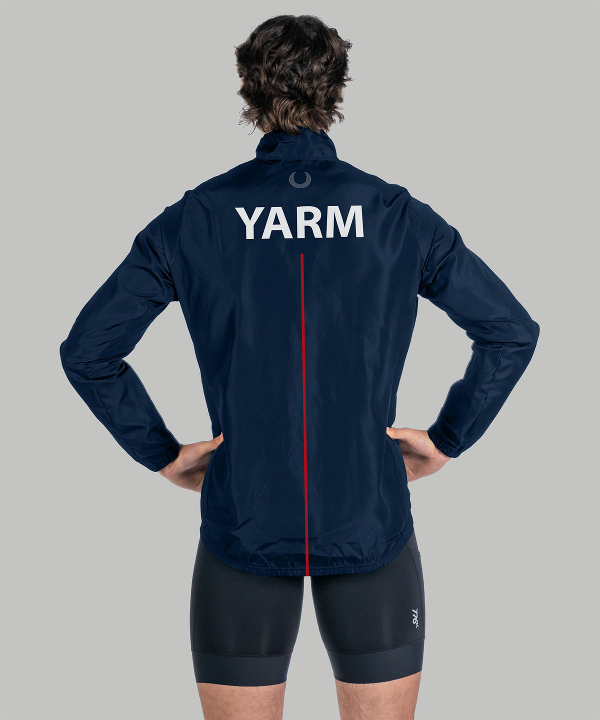 Men's Yarm School Cirrostratus Wind Jacket - Navy