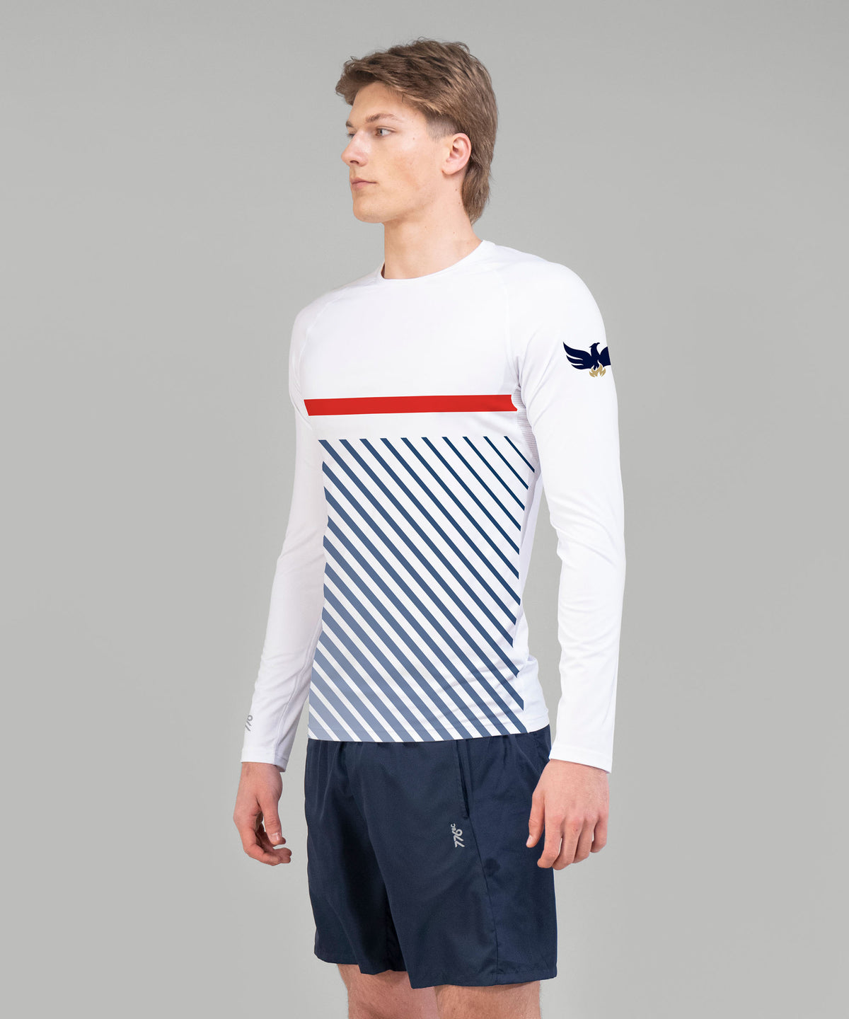 Men's Yarm School Base Layer LS - White